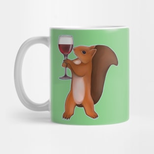 squirrel the wine master Mug